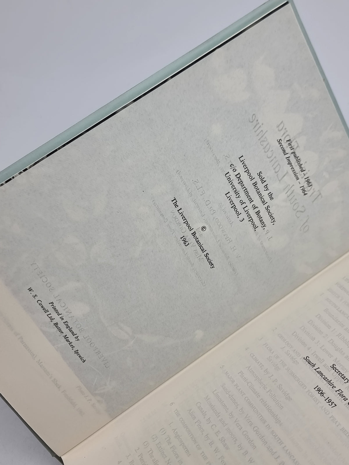 Travis's Flora of South Lancashire, William G. Travis — 2nd Impression
