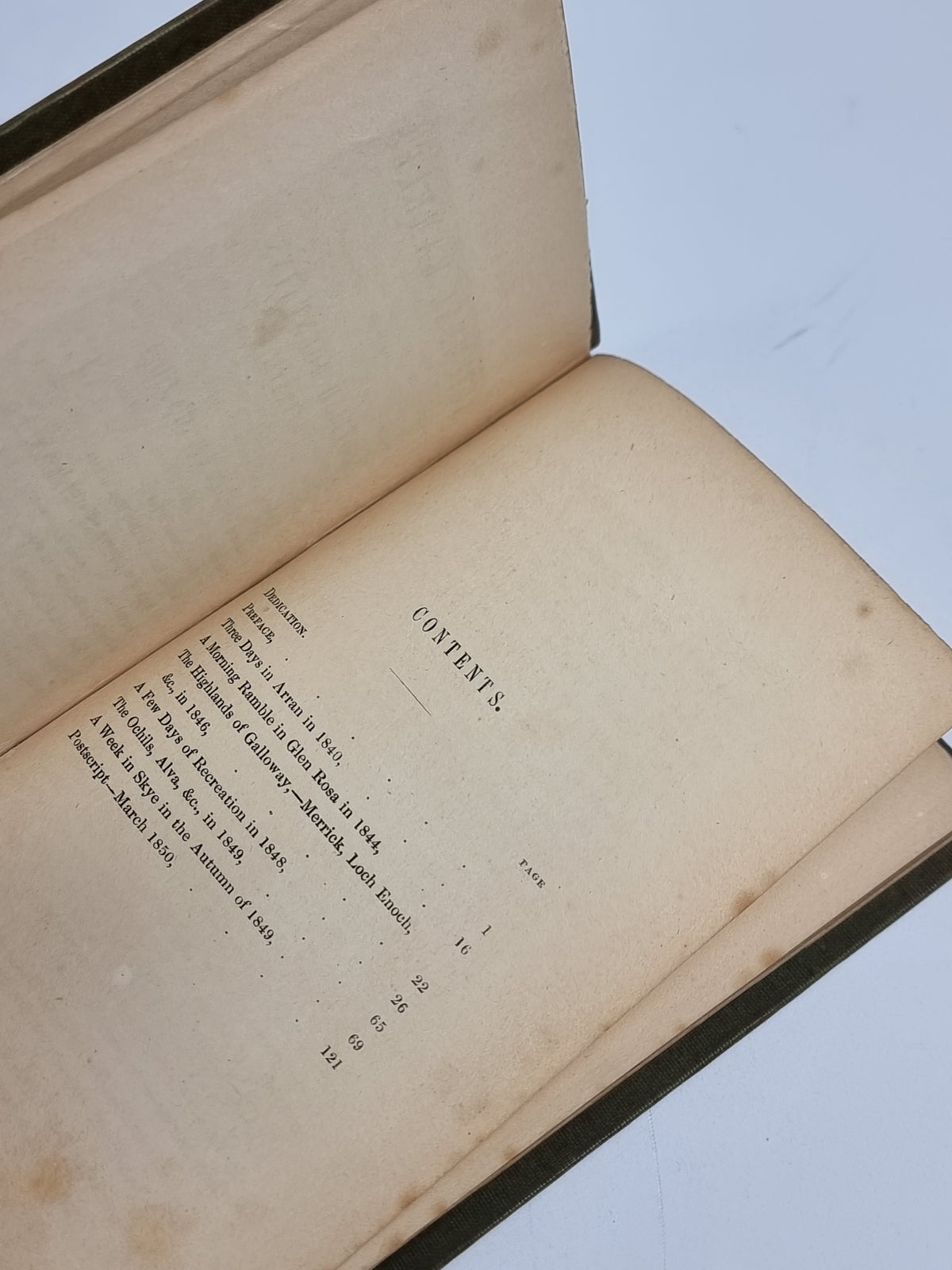 Autumnal Rambles Among the Scottish Mountains, Thomas Grierson, A.M. — 1st Ed