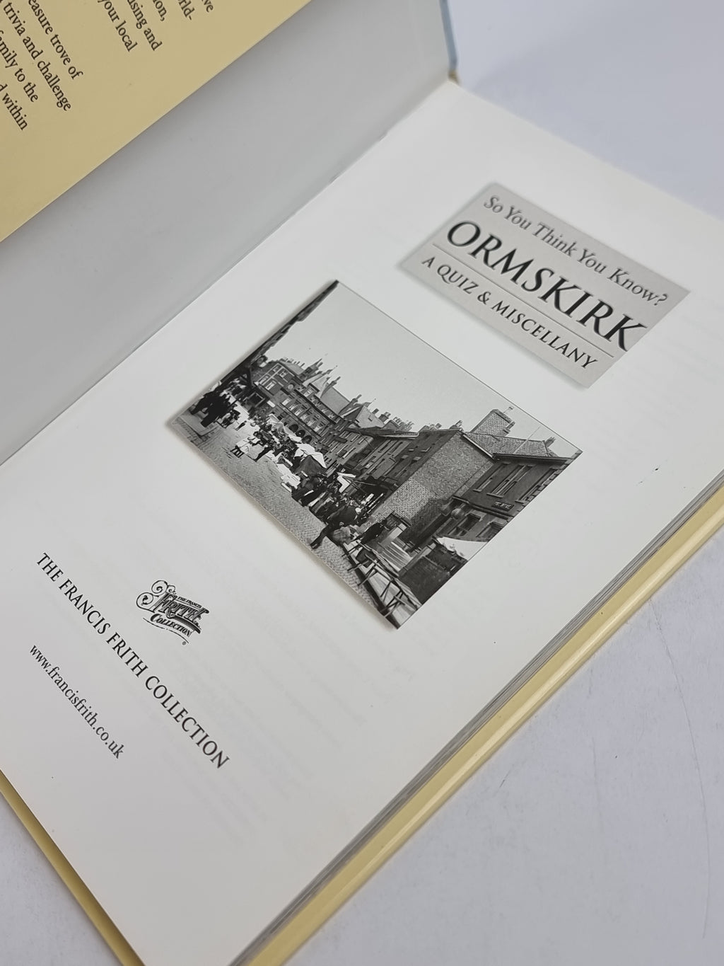 So You Think You Know? Ormskirk: A Quiz & Miscellany, Mona Duggan — 1st Ed