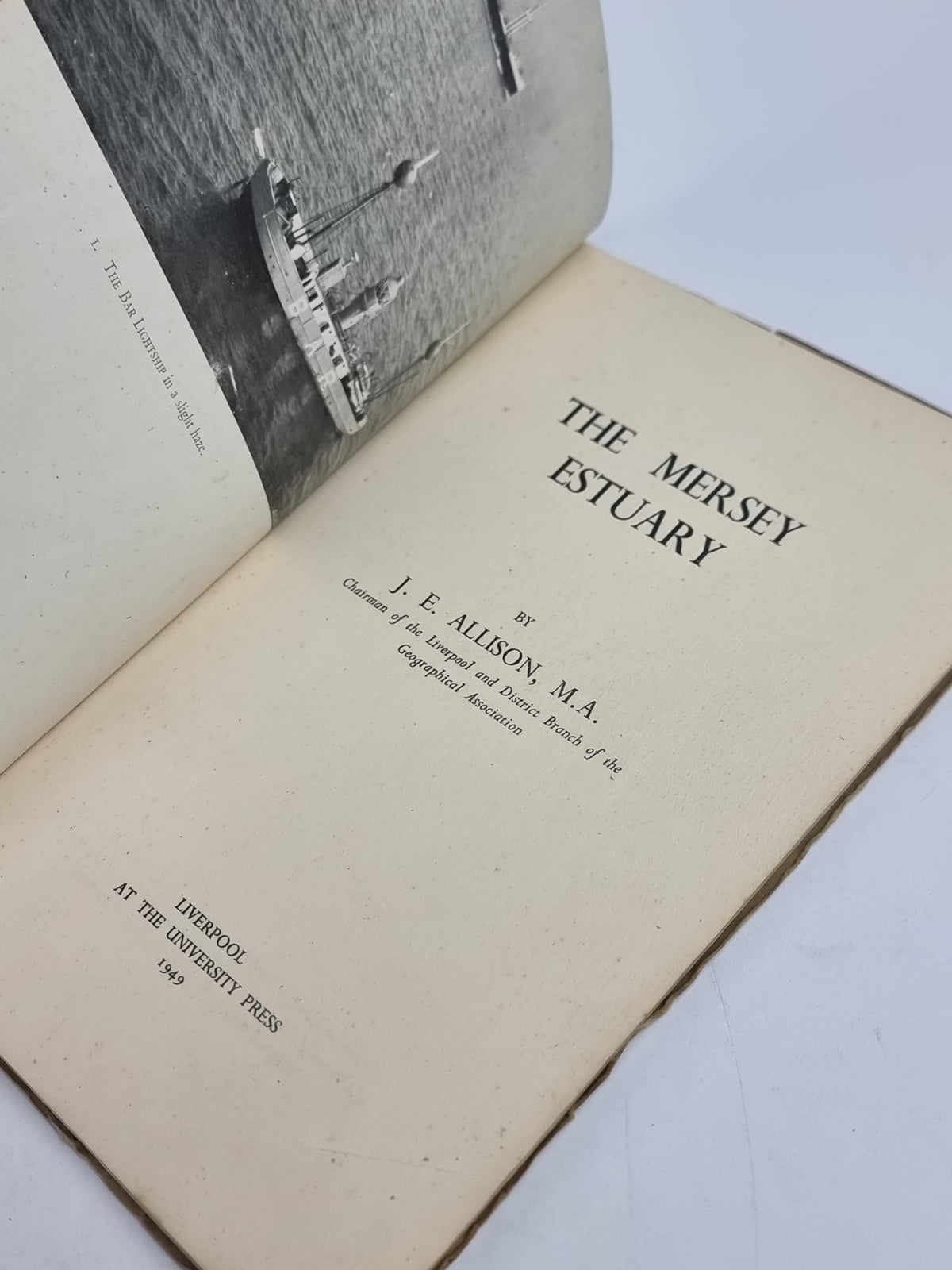 The Mersey Estuary, J. E. Allison — 1st Edition, Signed