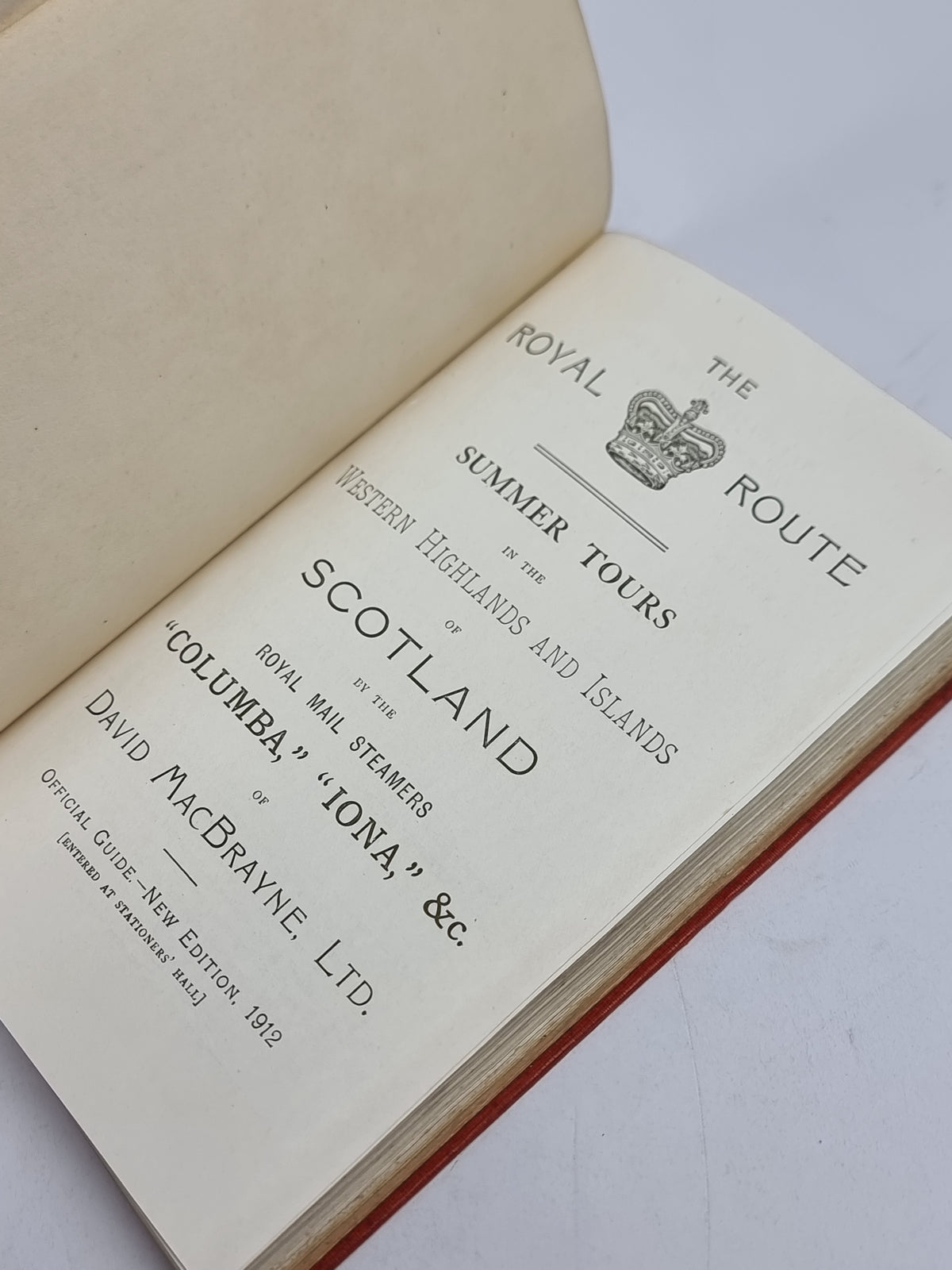 The Royal Route: Summer Tours in the Western Highlands and Islands of Scotland