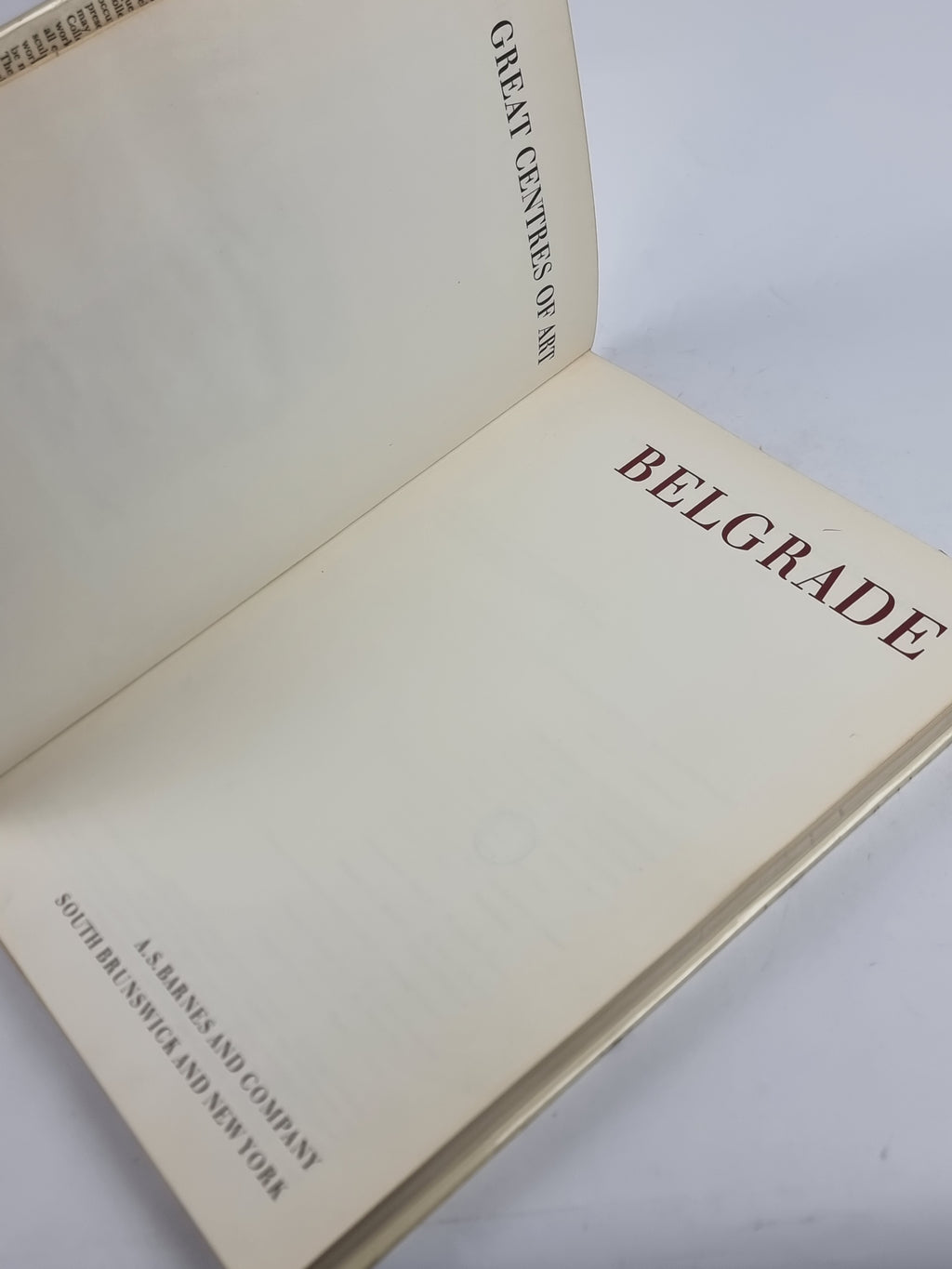 Great Centres of Art: Belgrade, Djordje Mano-Zisi & Milica Baum (Editors)