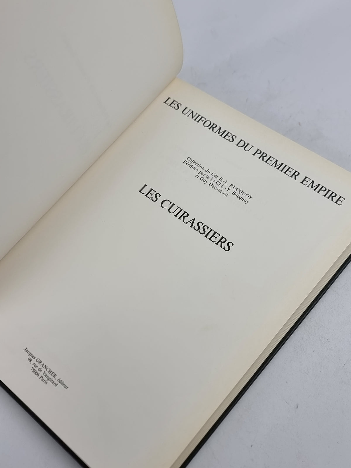 Les Cuirassiers, Commandant Eugène-Louis Bucquoy — 1978 Edition