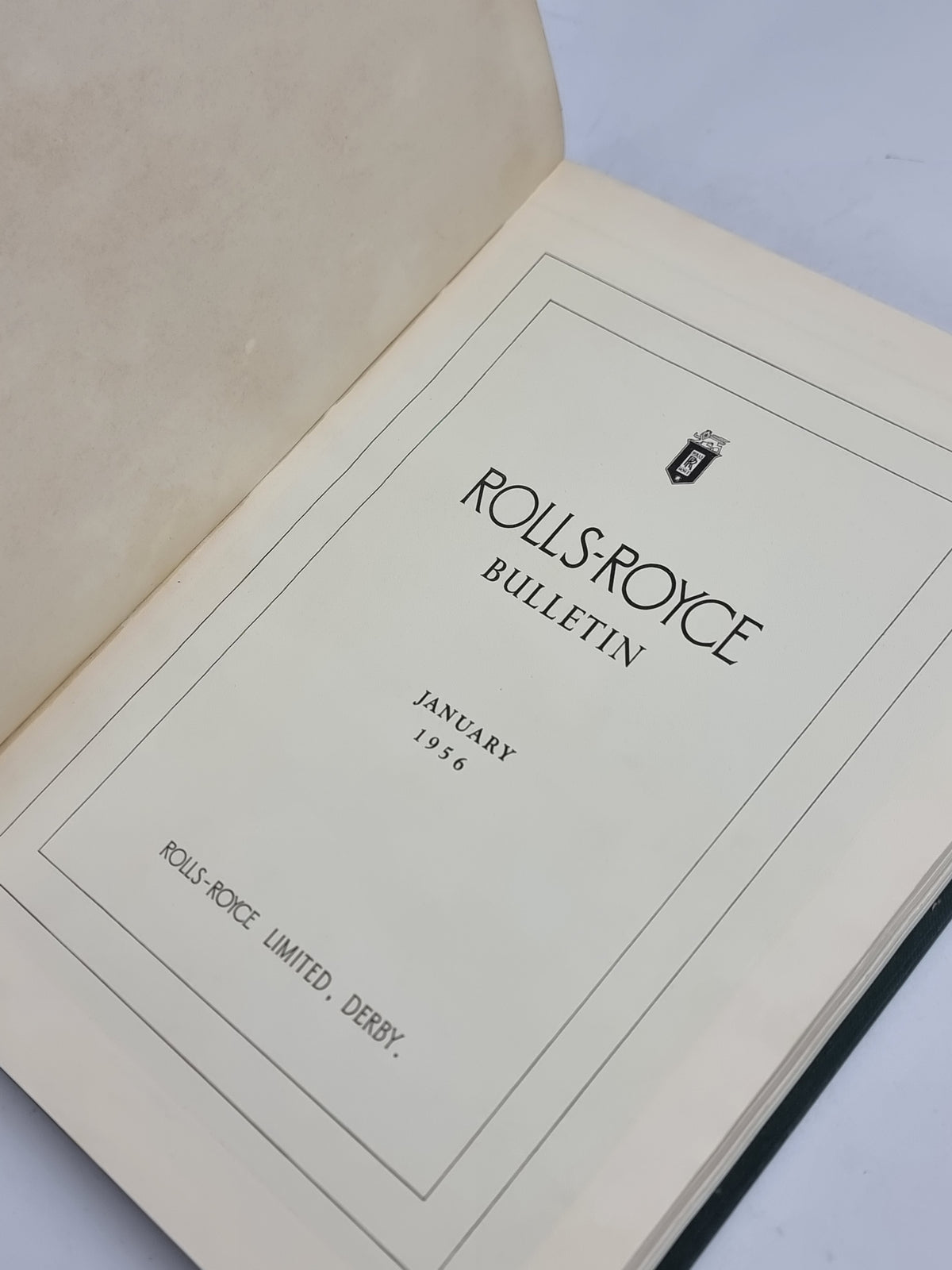 Rolls-Royce Bulletin: 1956-1958, Rolls-Royce Limited — Bound Collection
