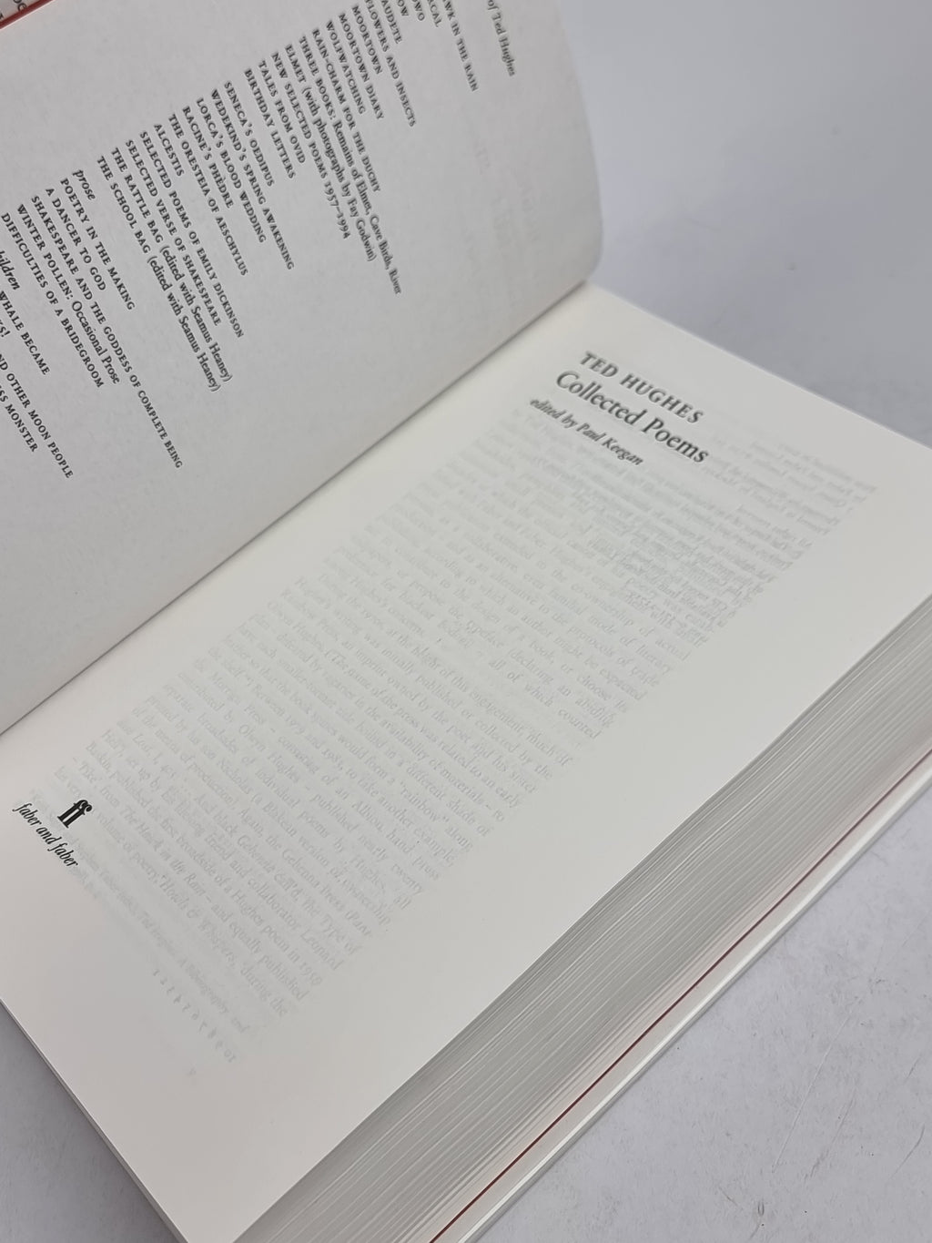 Collected Poems, Ted Hughes — 1st Edition
