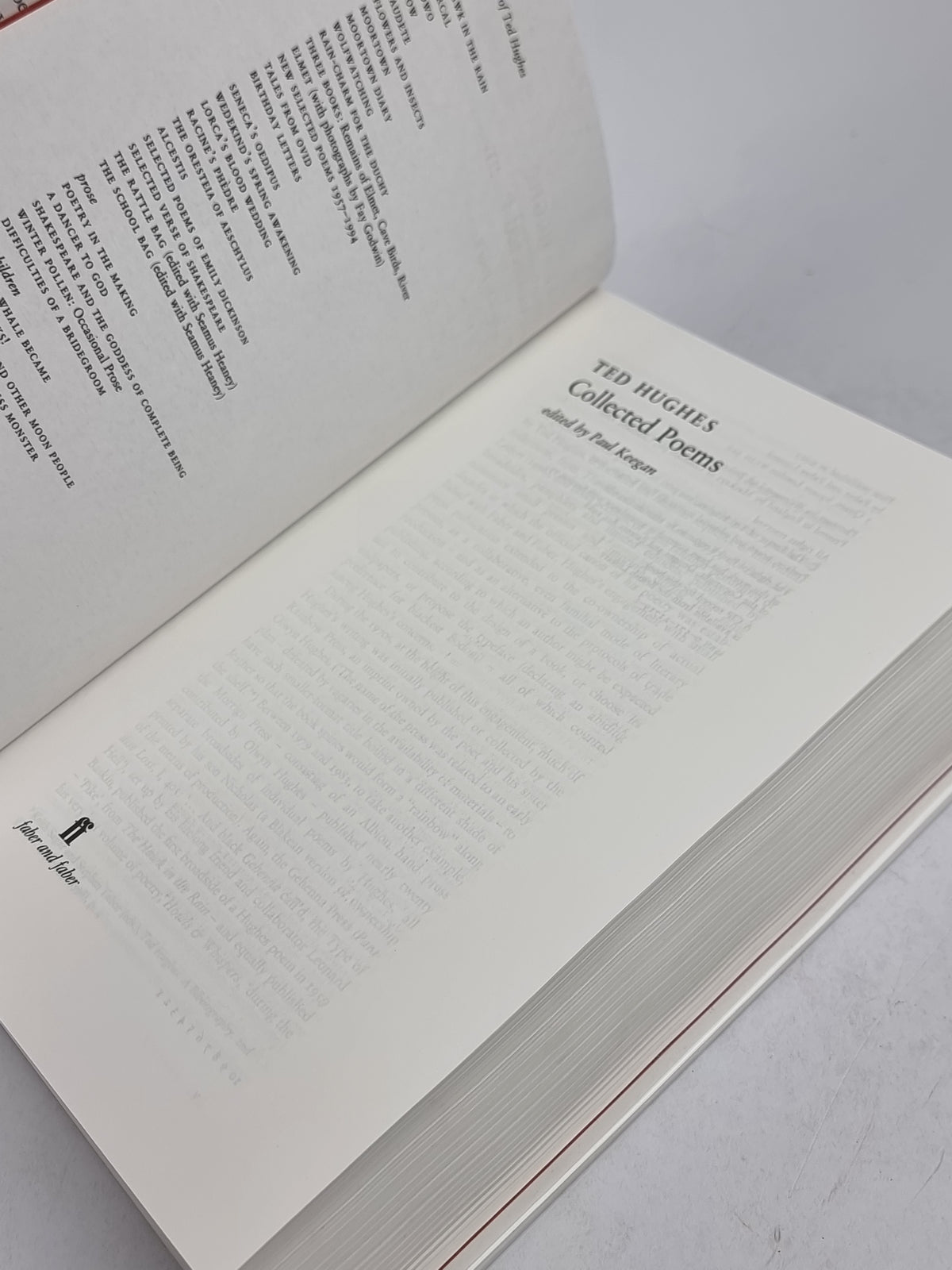 Collected Poems, Ted Hughes — 1st Edition