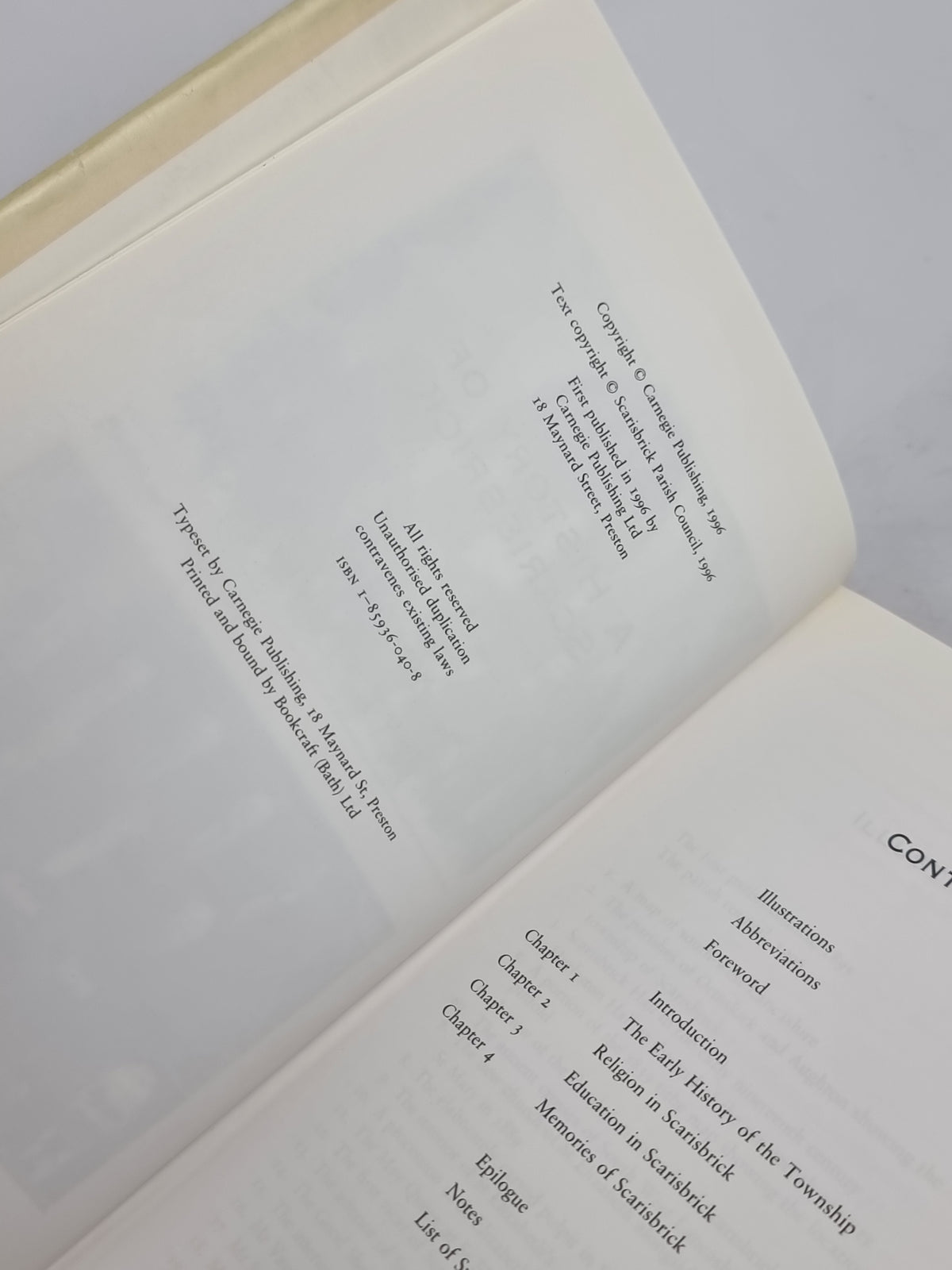 A History of Scarisbrick, Mona Duggan — 1st Edition