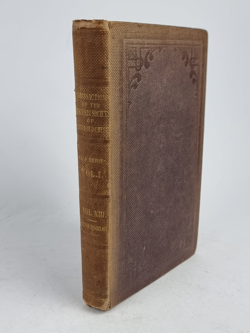 Transactions of the Historic Society of Lancashire and Cheshire, New Series — Vol I