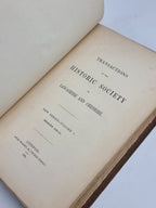Transactions of the Historic Society of Lancashire and Cheshire, New Series — Vol I