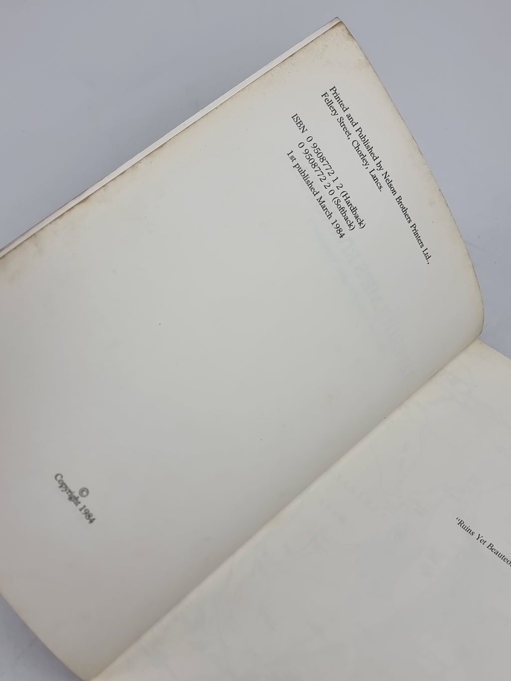 Leverhulme's Rivington, M. D. Smith — 1st Edition
