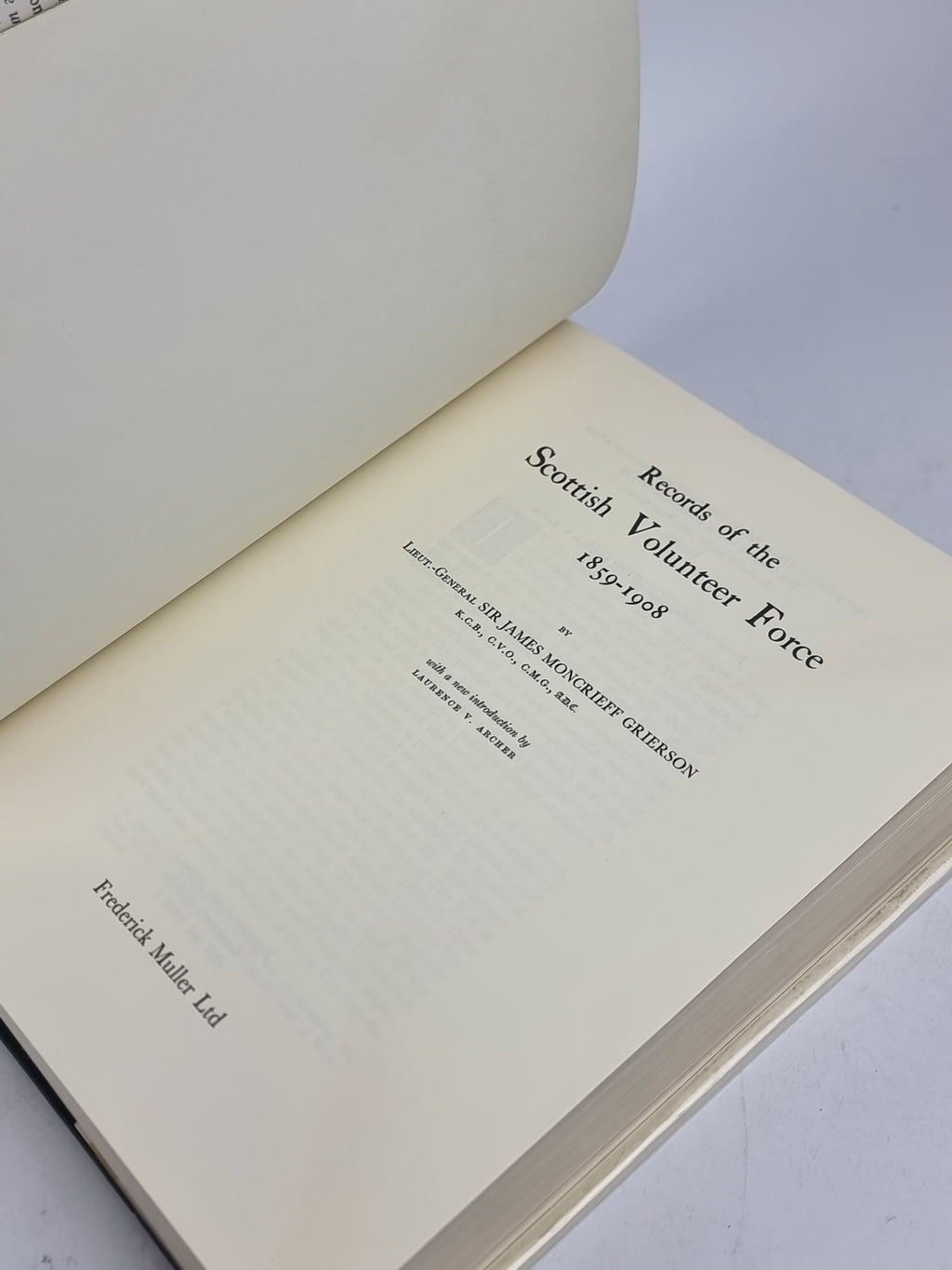 Records of the Scottish Volunteer Force 1859-1908