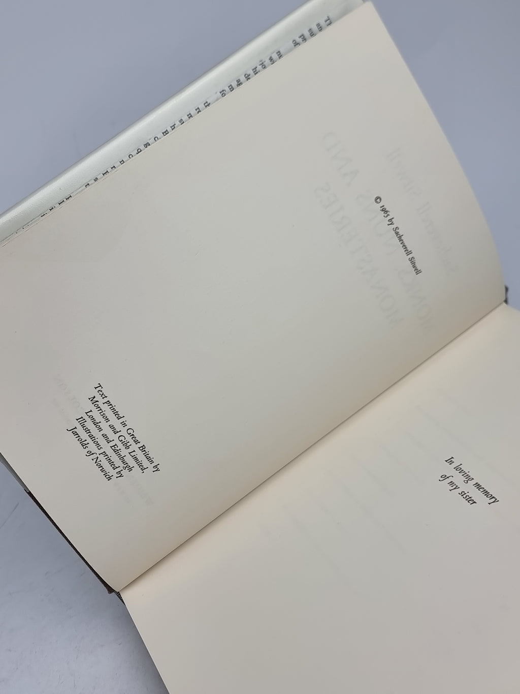 Monks, Nuns and Monasteries, Sacheverell Sitwell — 1st Edition