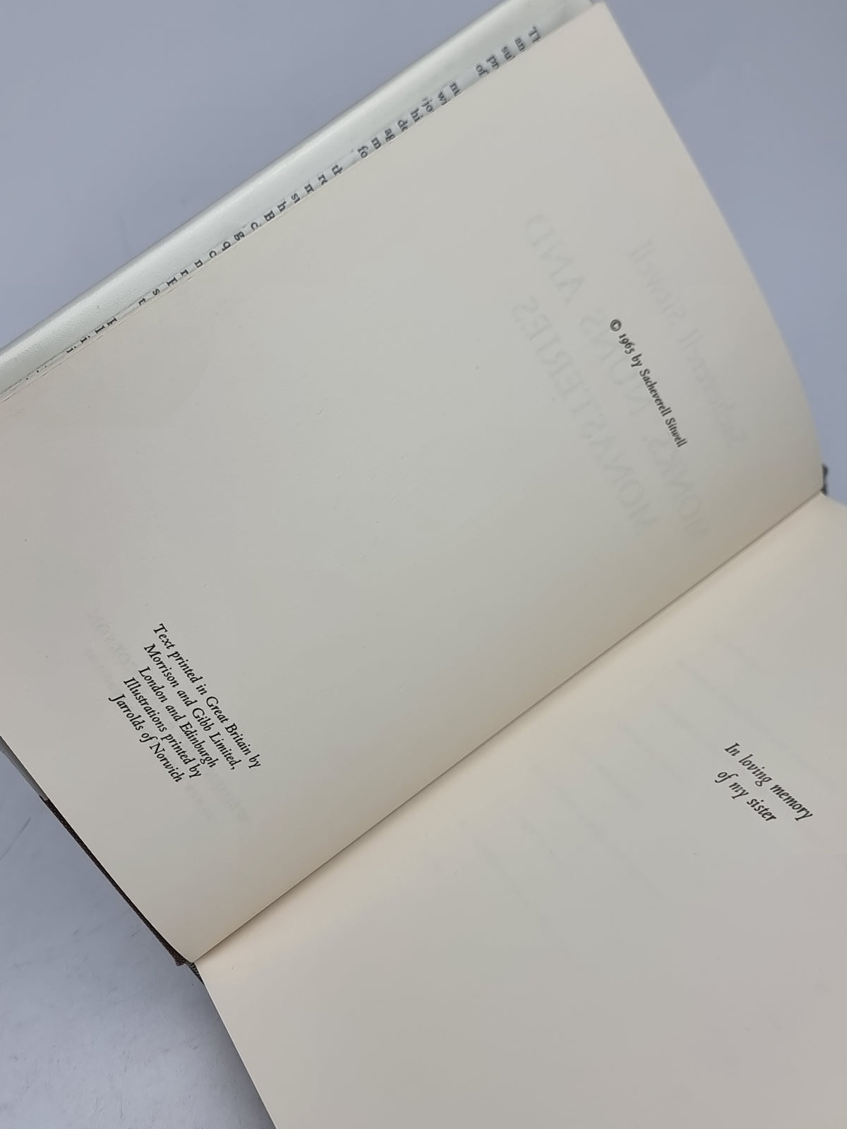 Monks, Nuns and Monasteries, Sacheverell Sitwell — 1st Edition