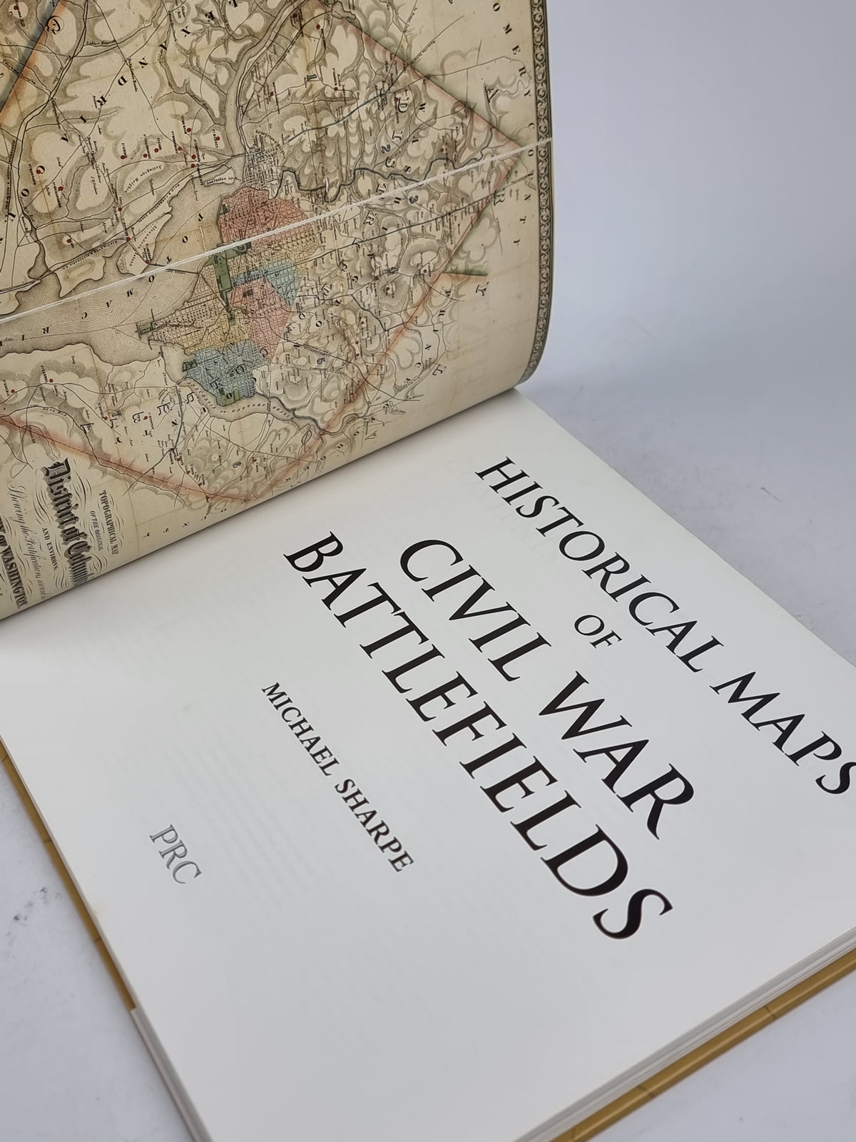Historical Maps of Civil War Battlefields, Michael Sharpe — 1st Edition Thus