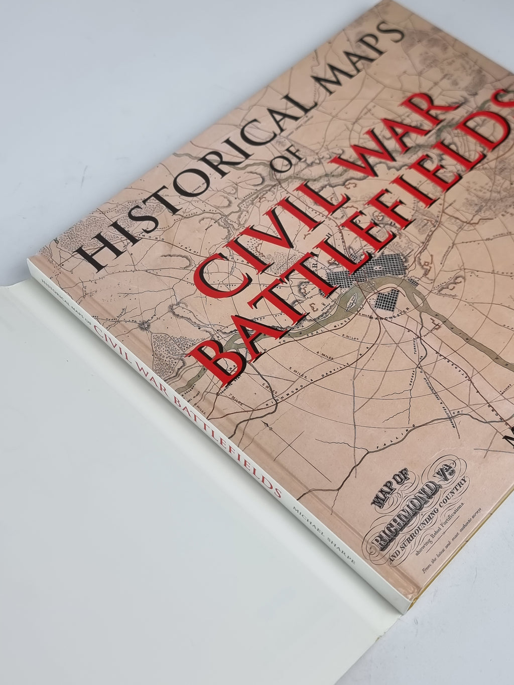 Historical Maps of Civil War Battlefields, Michael Sharpe — 1st Edition Thus