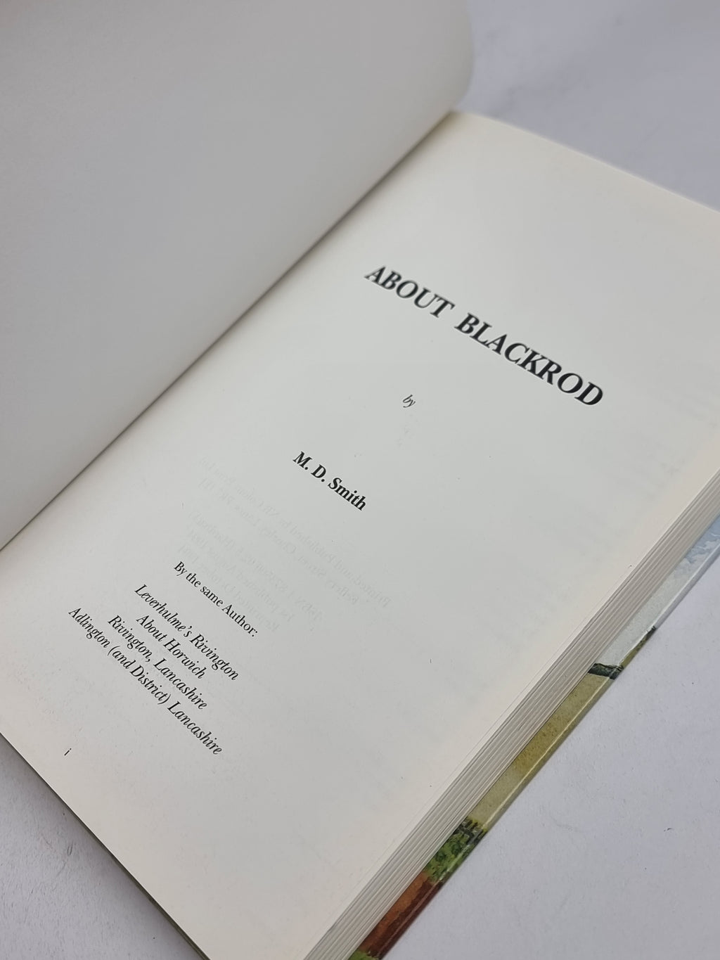 About Blackrod, M. D. Smith — Reprint