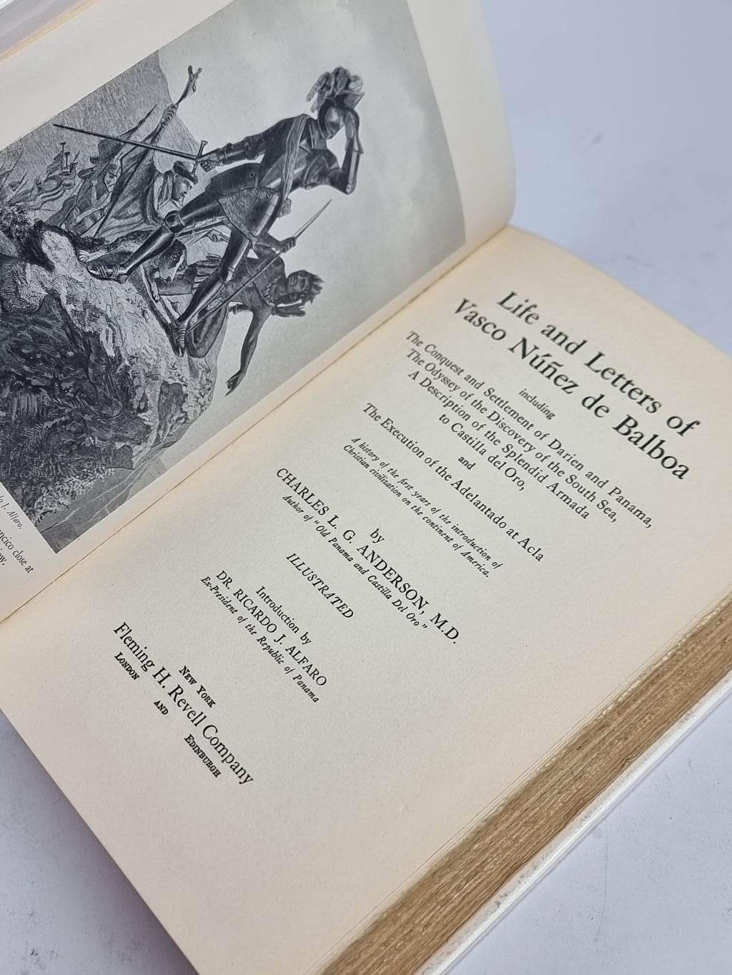 Life and Letters of Vasco Núñez de Balboa, Charles L. G. Anderson — 1st Ed