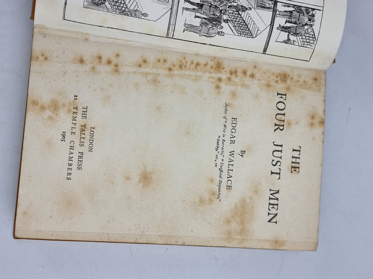 The Four Just Men, Edgar Wallace — 1st Edition, 2nd Issue