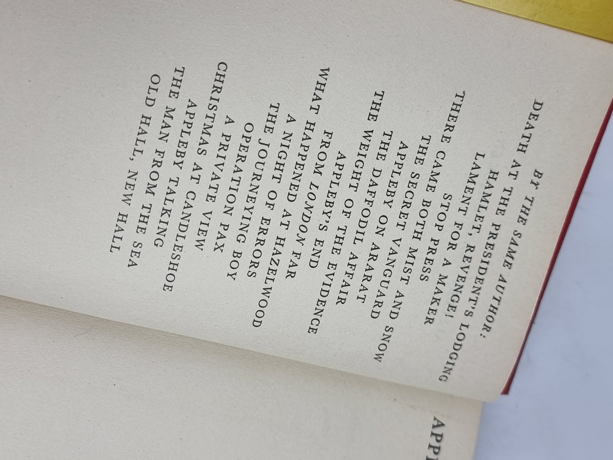 Appleby Plays Chicken, Michael Innes — 1st Edition