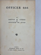 Officer 666, Barton W. Currie & Augustin McHugh — 1st English Edition