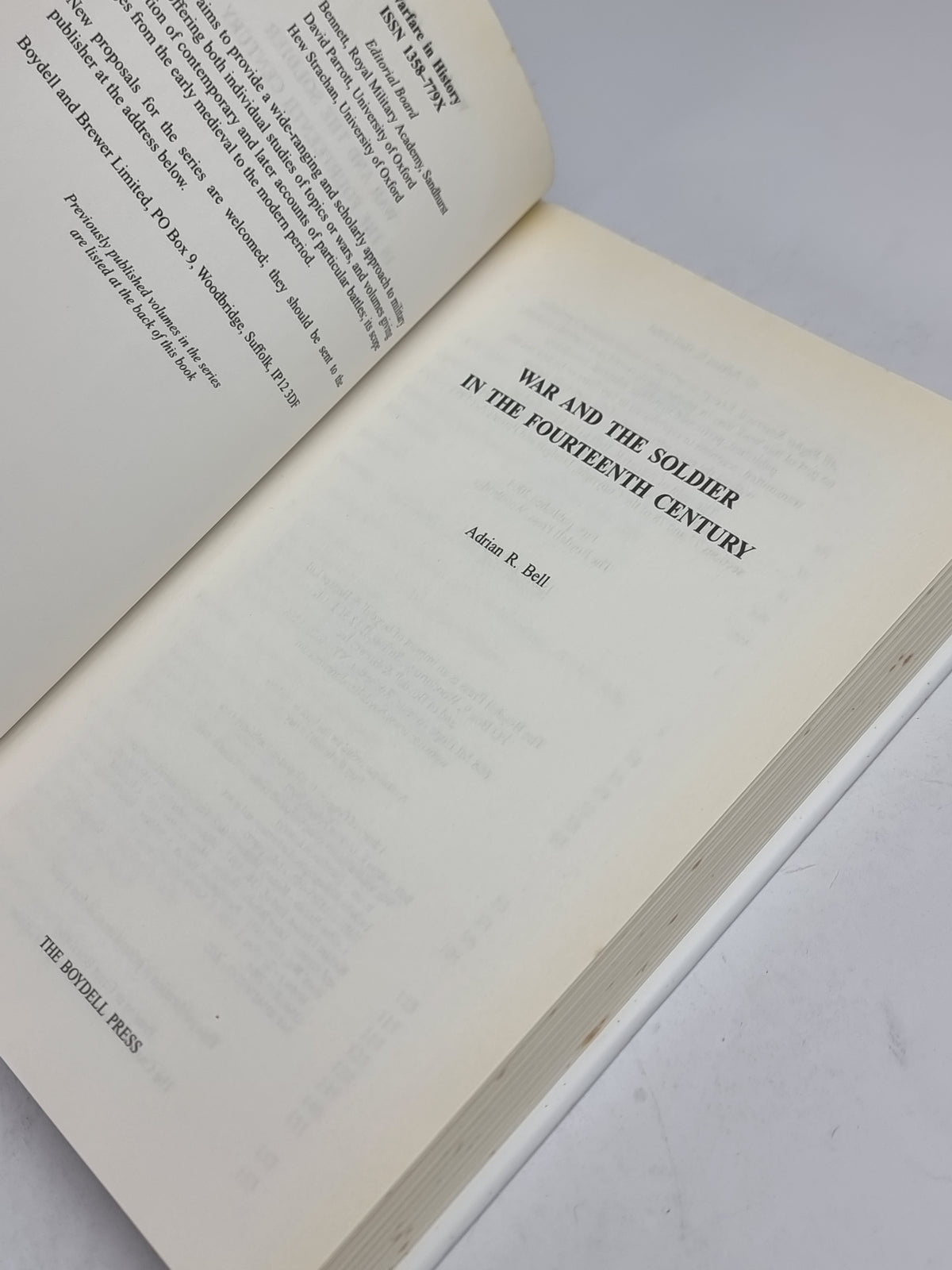 War and the Soldier in the Fourteenth Century, Adrian R. Bell — 1st Edition