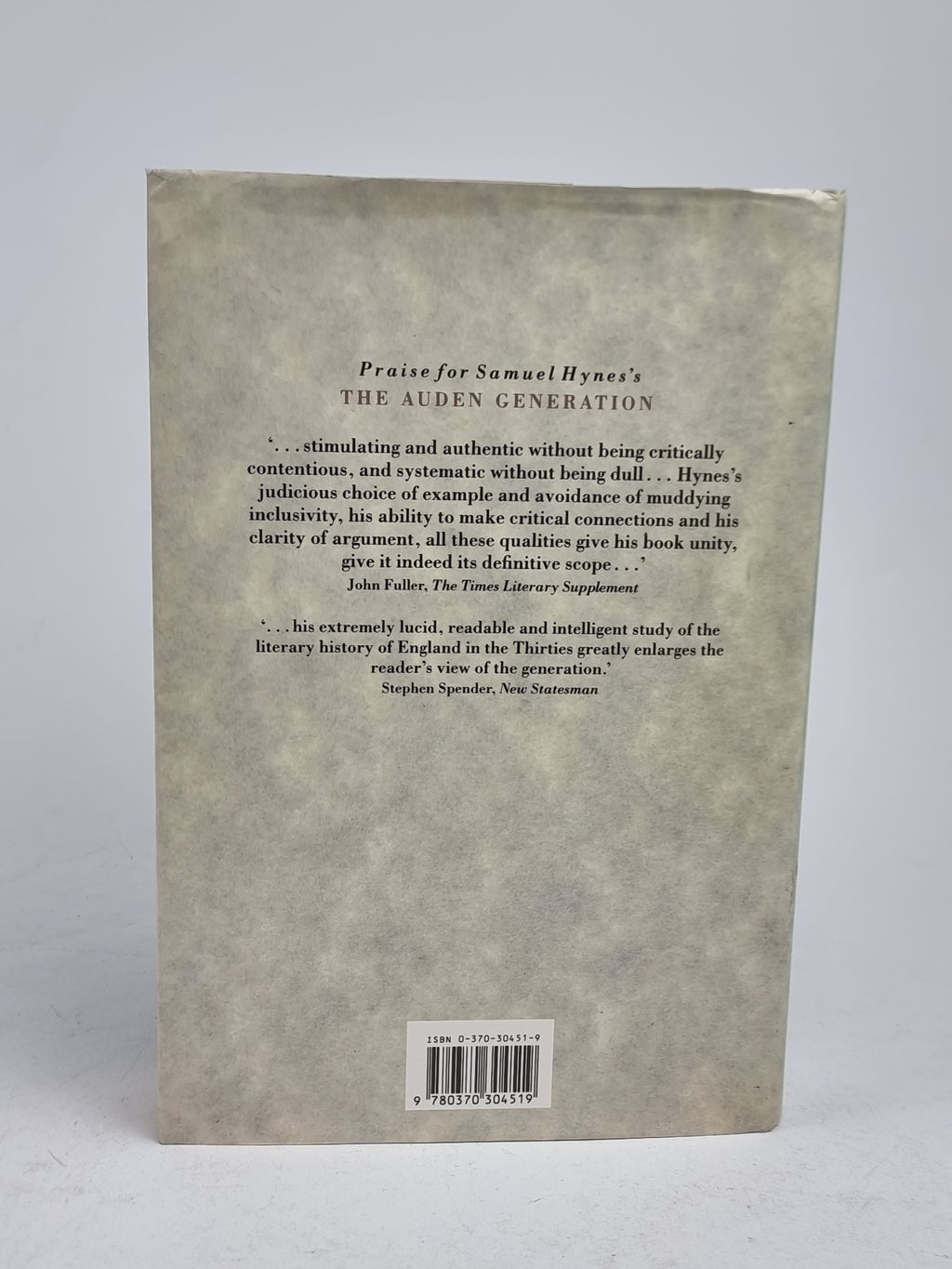 A War Imagined: The First World War and English Culture, Samuel Hynes — 1st Ed
