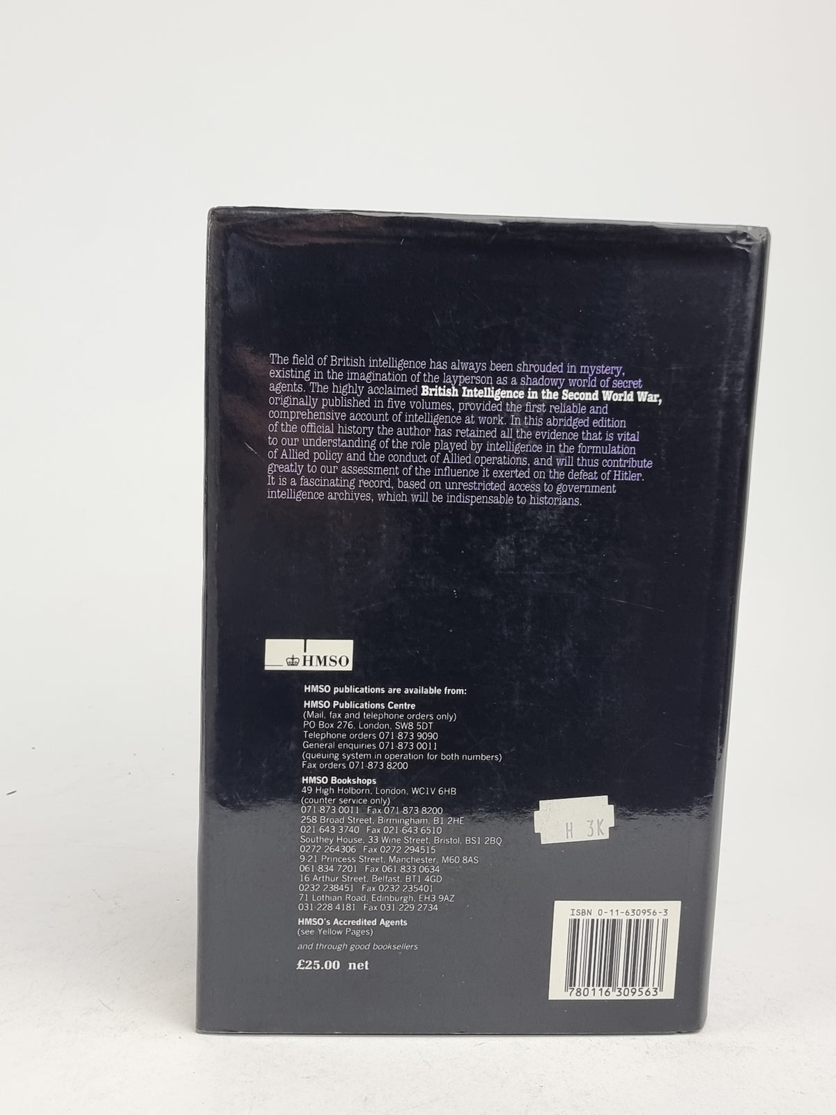 British Intelligence in the Second World War (Abridged Edition), F. H. Hinsley