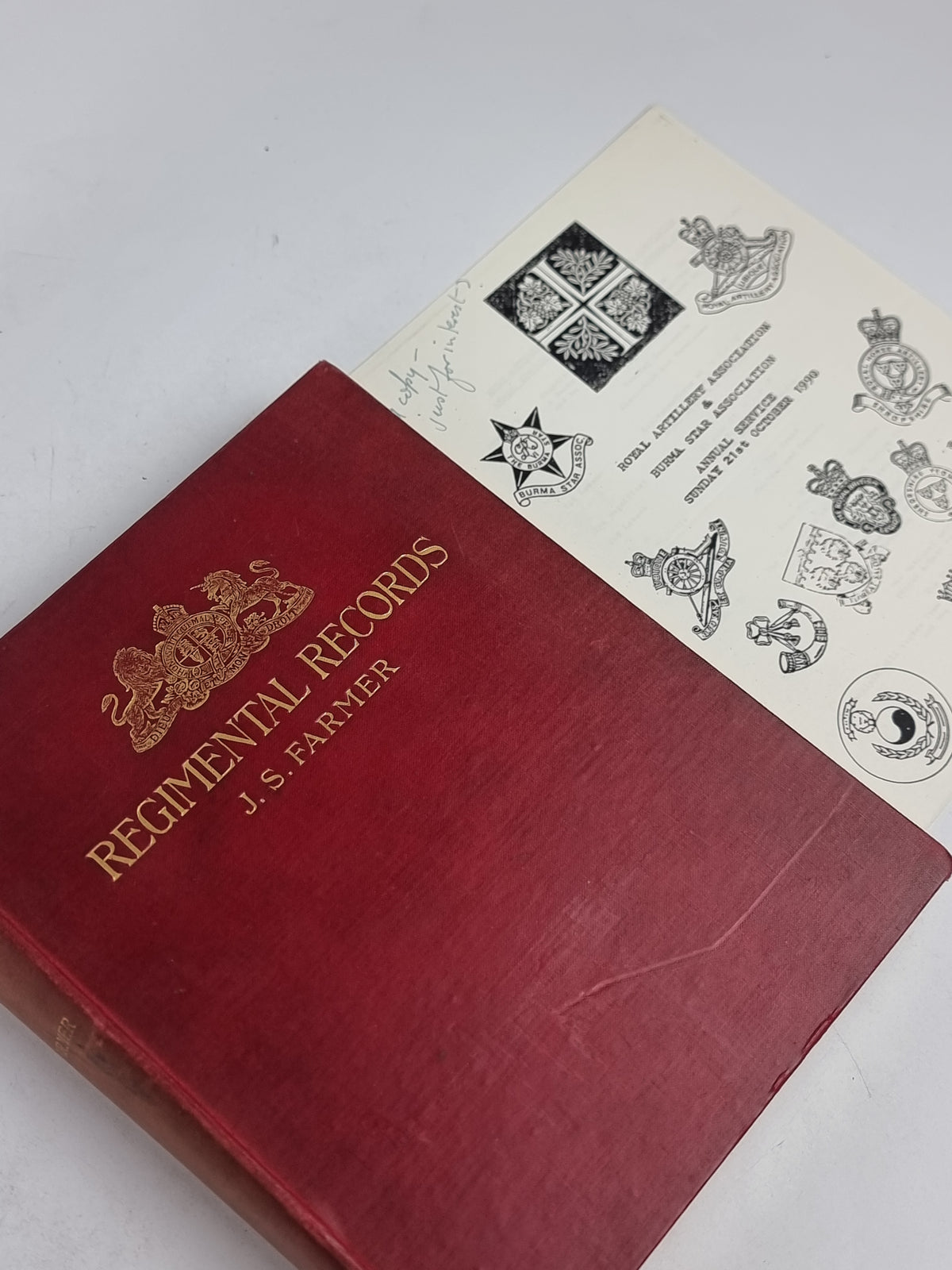 The Regimental Records of the British Army, John S. Farmer — 1st Edition
