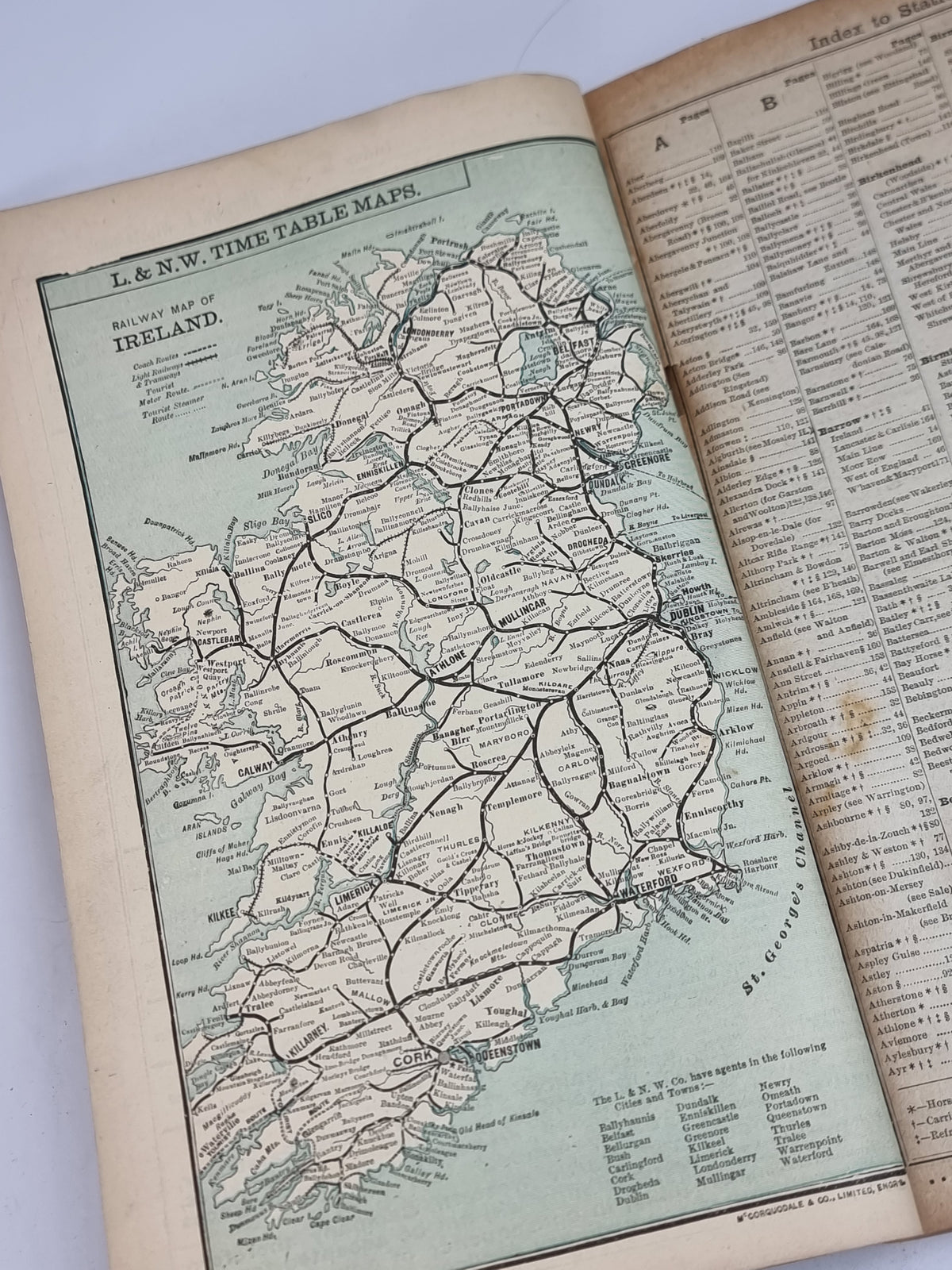 London & North Western Railway Time Tables