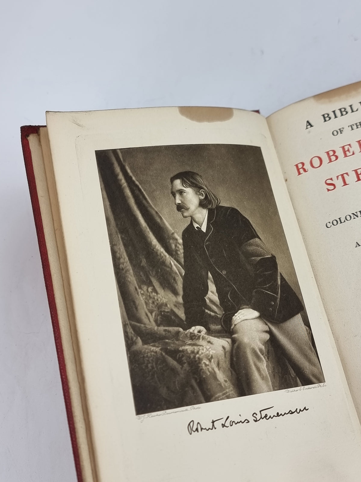 A Bibliography of the Works of Robert Louis Stevenson, Colonel W. F. Prideaux