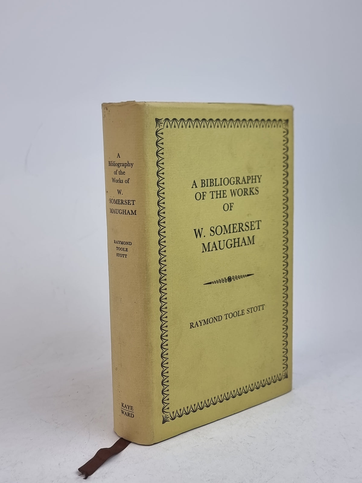A Bibliography of the Works of W. Somerset Maugham, Raymond Toole Stott
