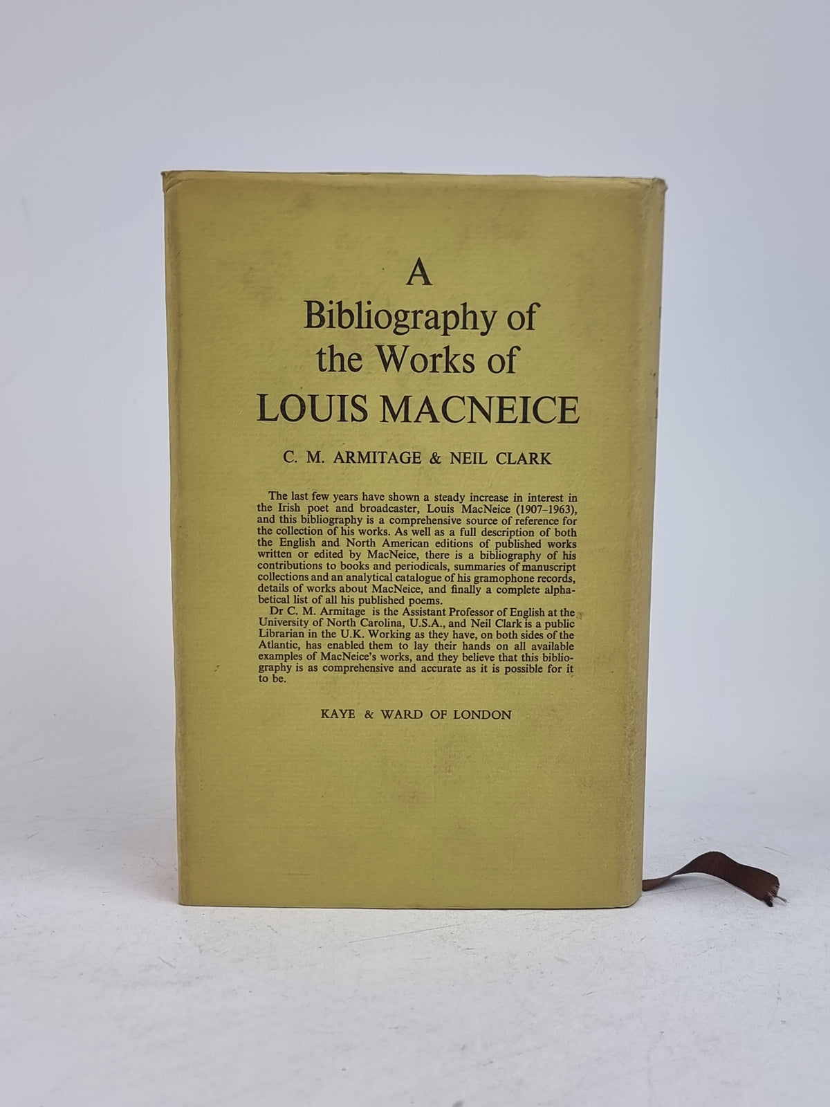 A Bibliography of the Works of W. Somerset Maugham, Raymond Toole Stott