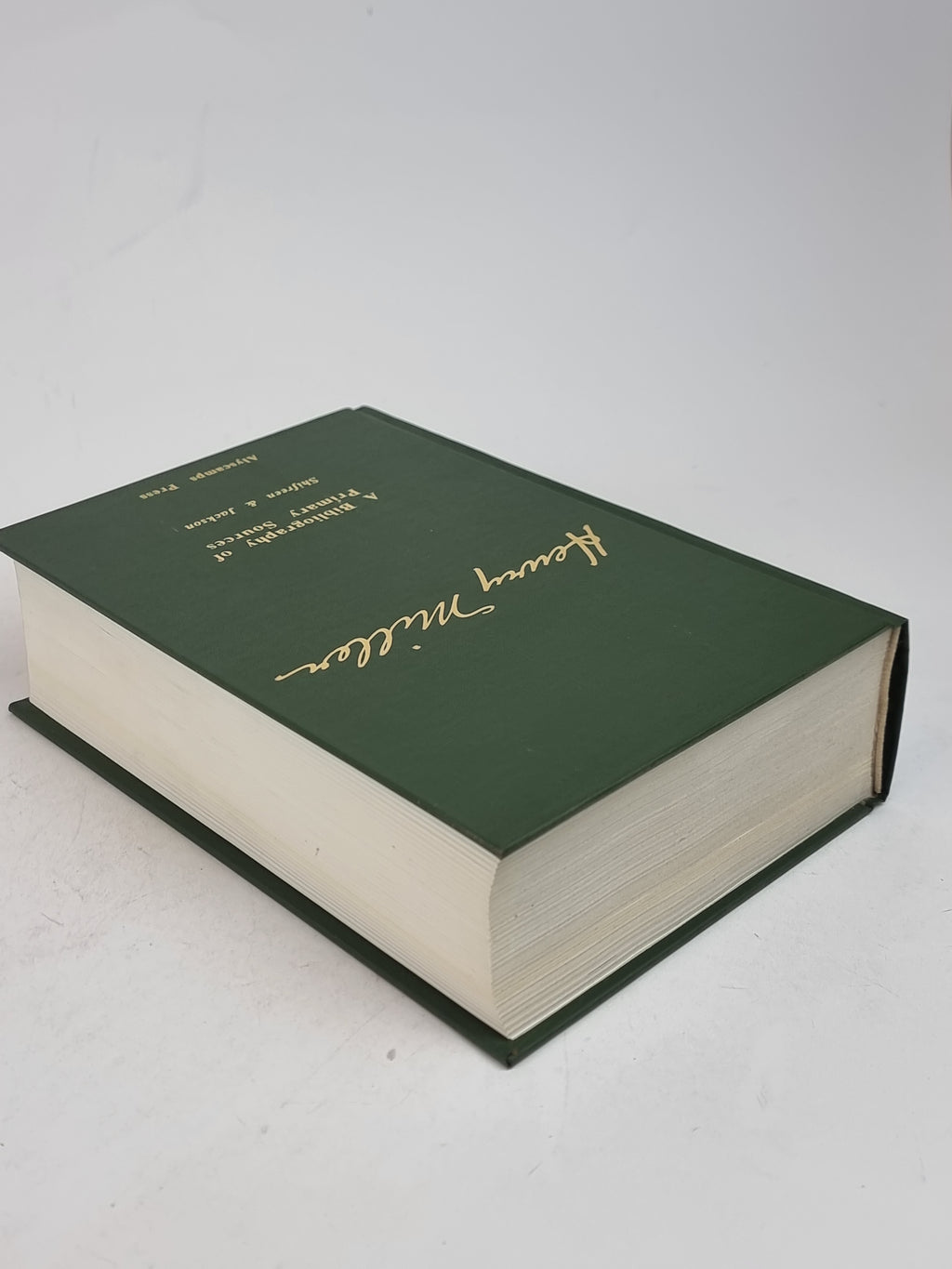 Henry Miller: A Bibliography of Primary Sources, Lawrence J. Shifreen & Roger Jackson