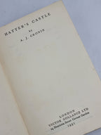 Hatter's Castle, A. J. Cronin — 1st Edition