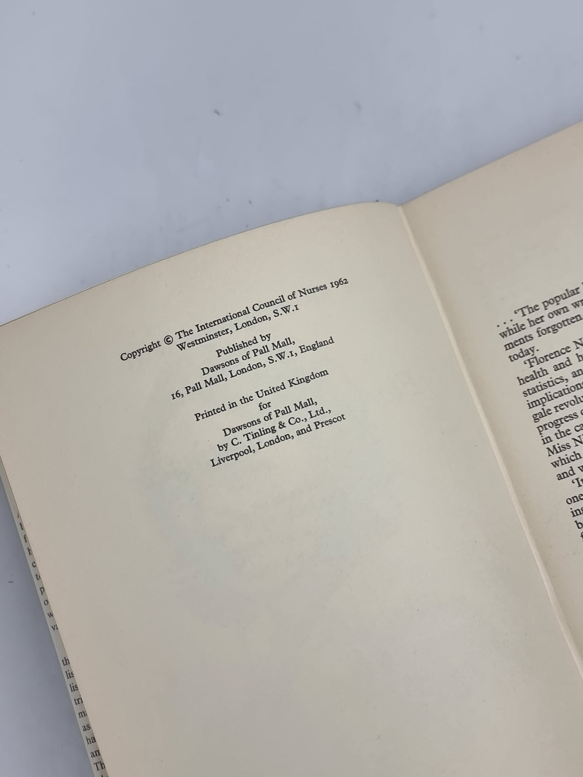 A Bio-Bibliography of Florence Nightingale, W. J. Bishop and Sue Goldie