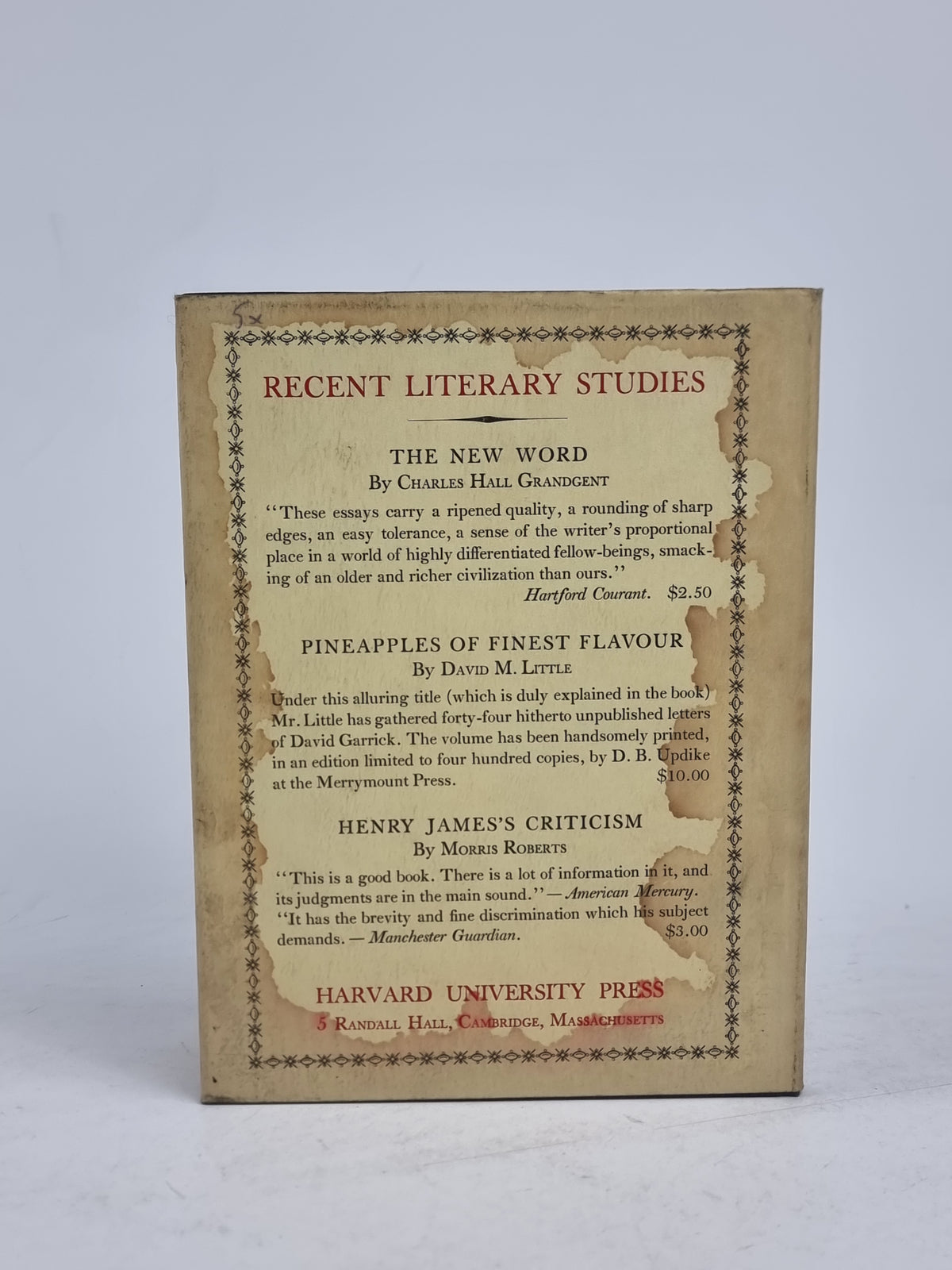 Between the Lines, H. M. Tomlinson —1st Trade Edition