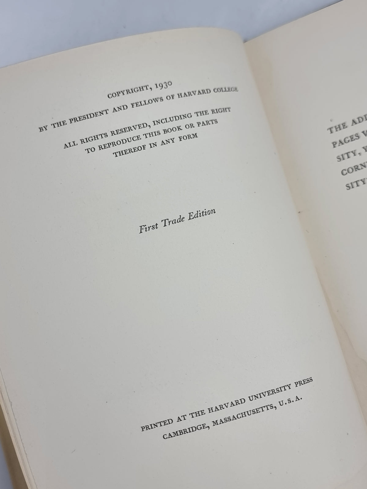 Between the Lines, H. M. Tomlinson —1st Trade Edition
