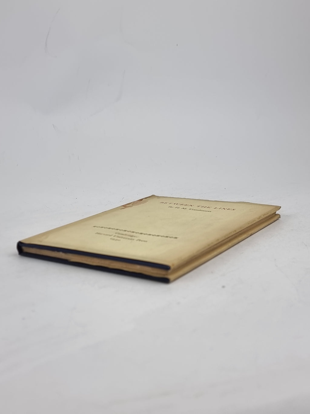Between the Lines, H. M. Tomlinson —1st Trade Edition