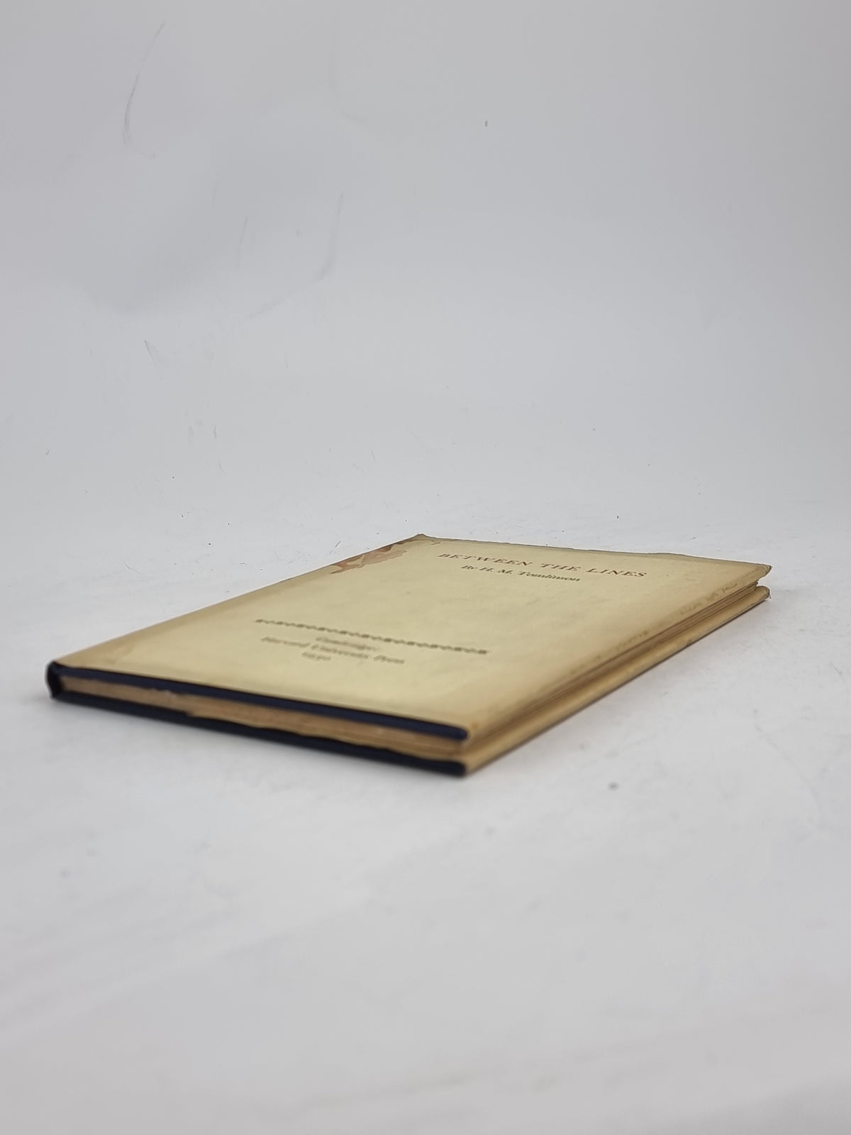 Between the Lines, H. M. Tomlinson —1st Trade Edition