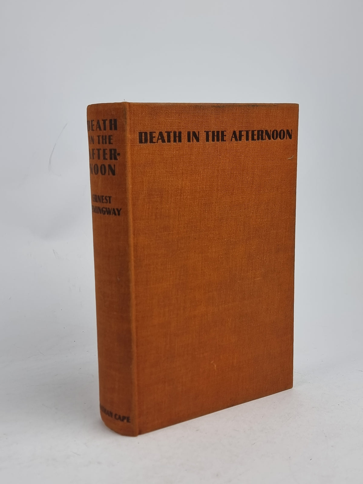 Death in the Afternoon, Ernest Hemingway — 1st UK Edition
