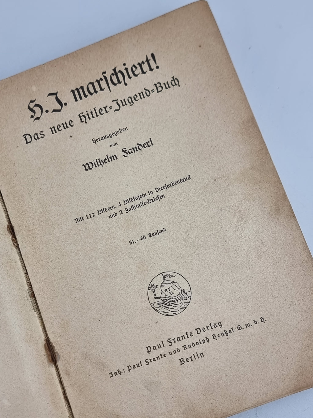 H.J. marschiert! Das neue Hitler-Jugend-Buch, Wilhelm Fanderl (Editor)