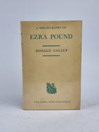 A Bibliography of Ezra Pound, Donald Gallup — 2nd Impression, Corrected