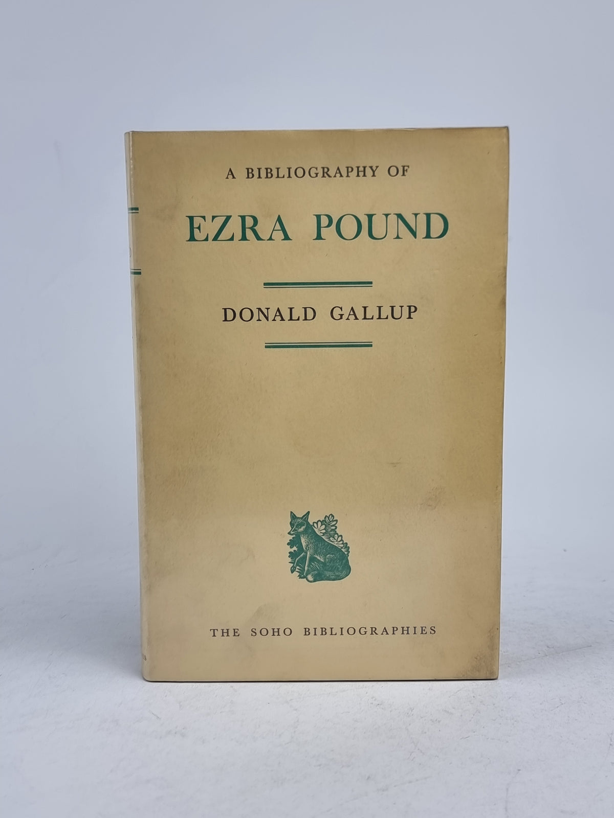 A Bibliography of Ezra Pound, Donald Gallup — 2nd Impression, Corrected