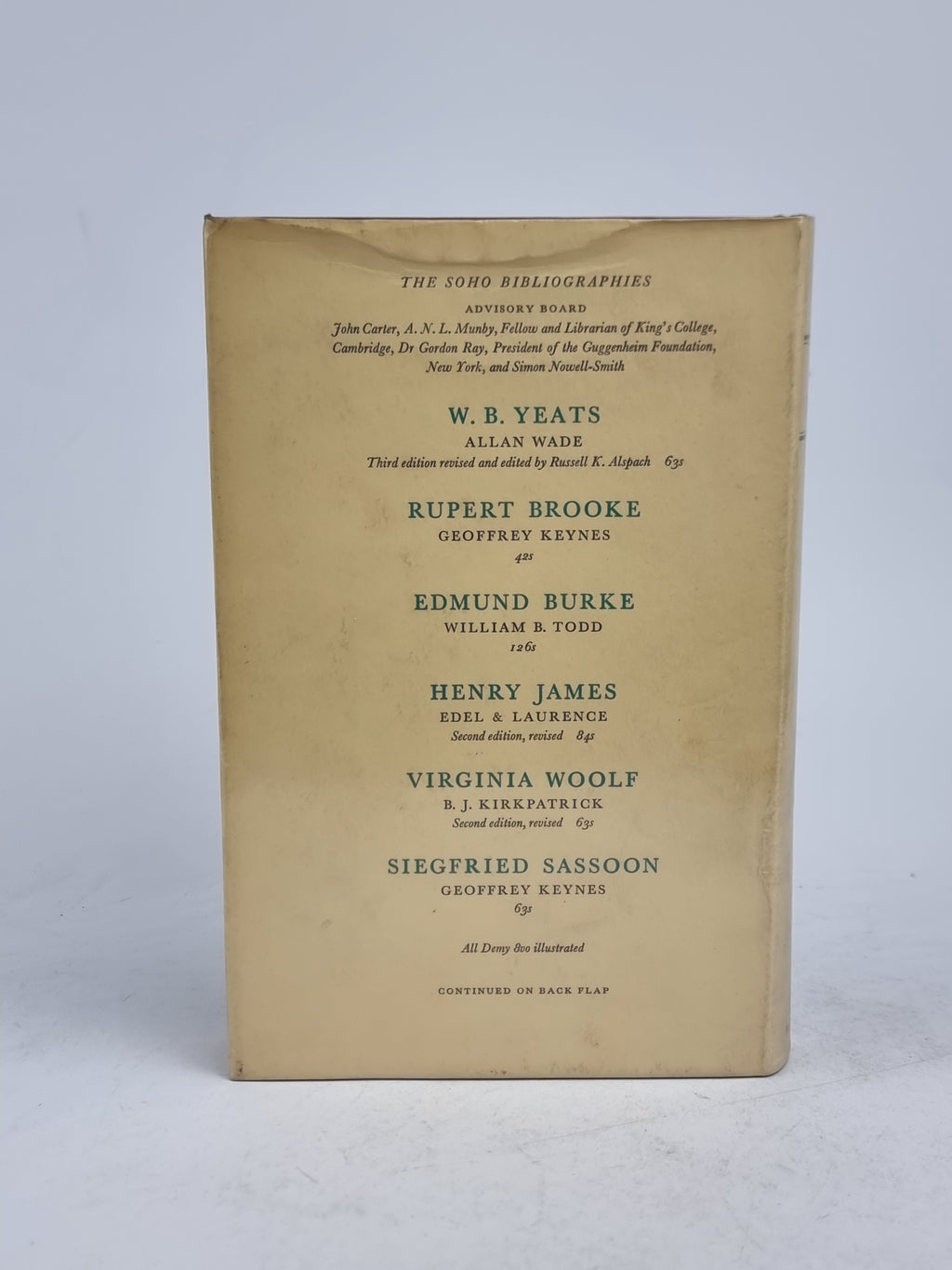 A Bibliography of Ezra Pound, Donald Gallup — 2nd Impression, Corrected