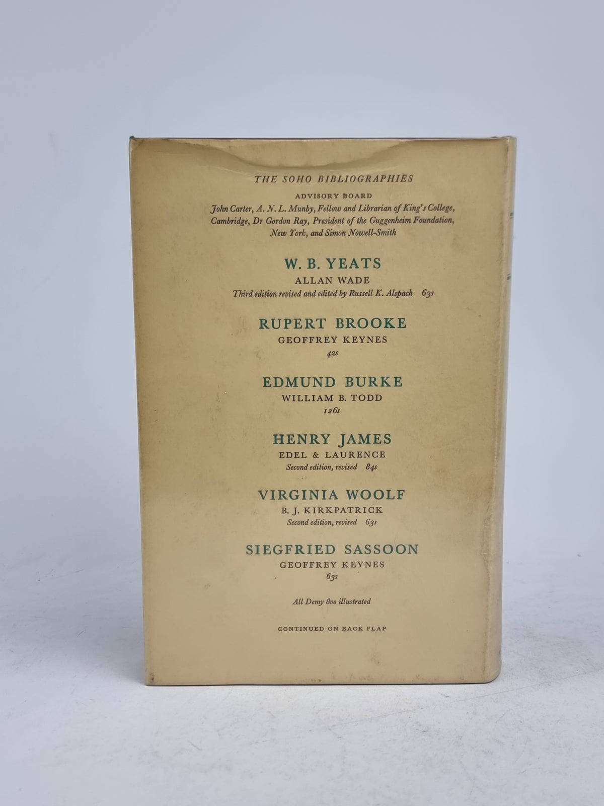 A Bibliography of Ezra Pound, Donald Gallup — 2nd Impression, Corrected