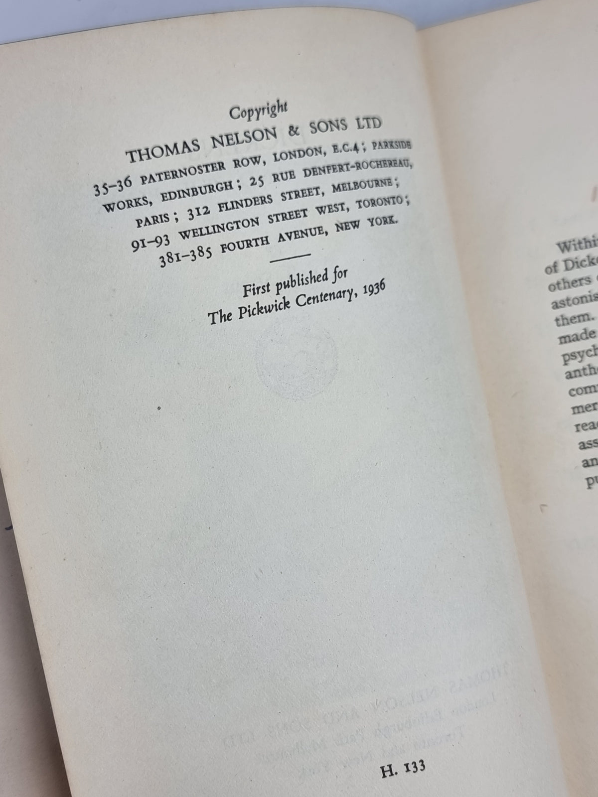 Dickens: The Man and the Book, Ralph Straus — 1st Edition