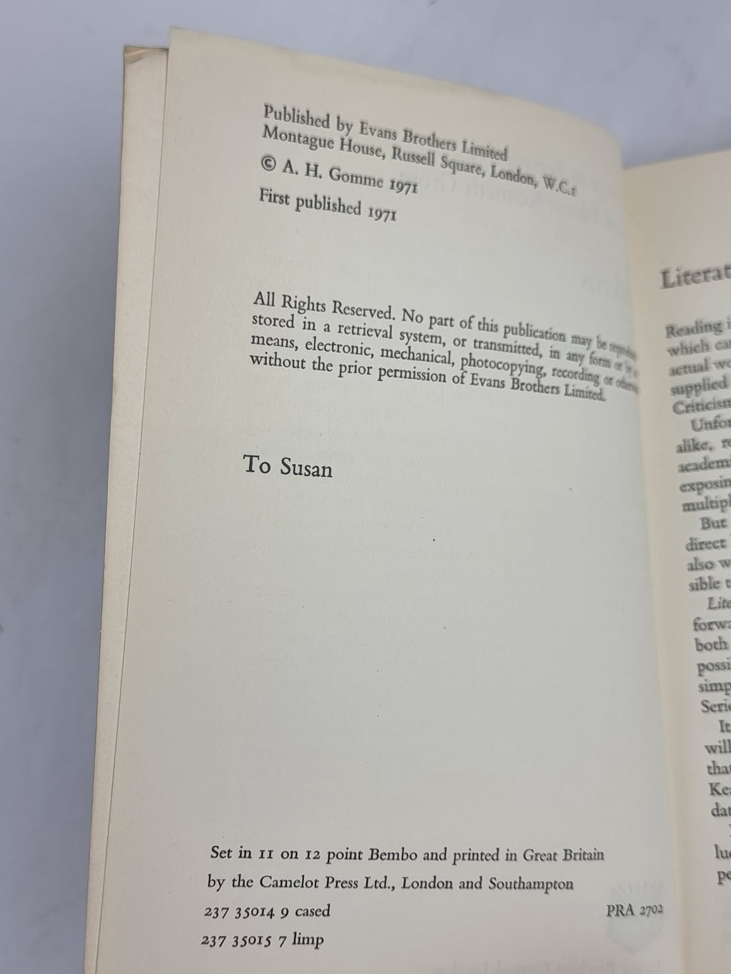 Dickens, A. H. Gomme — 1st Edition