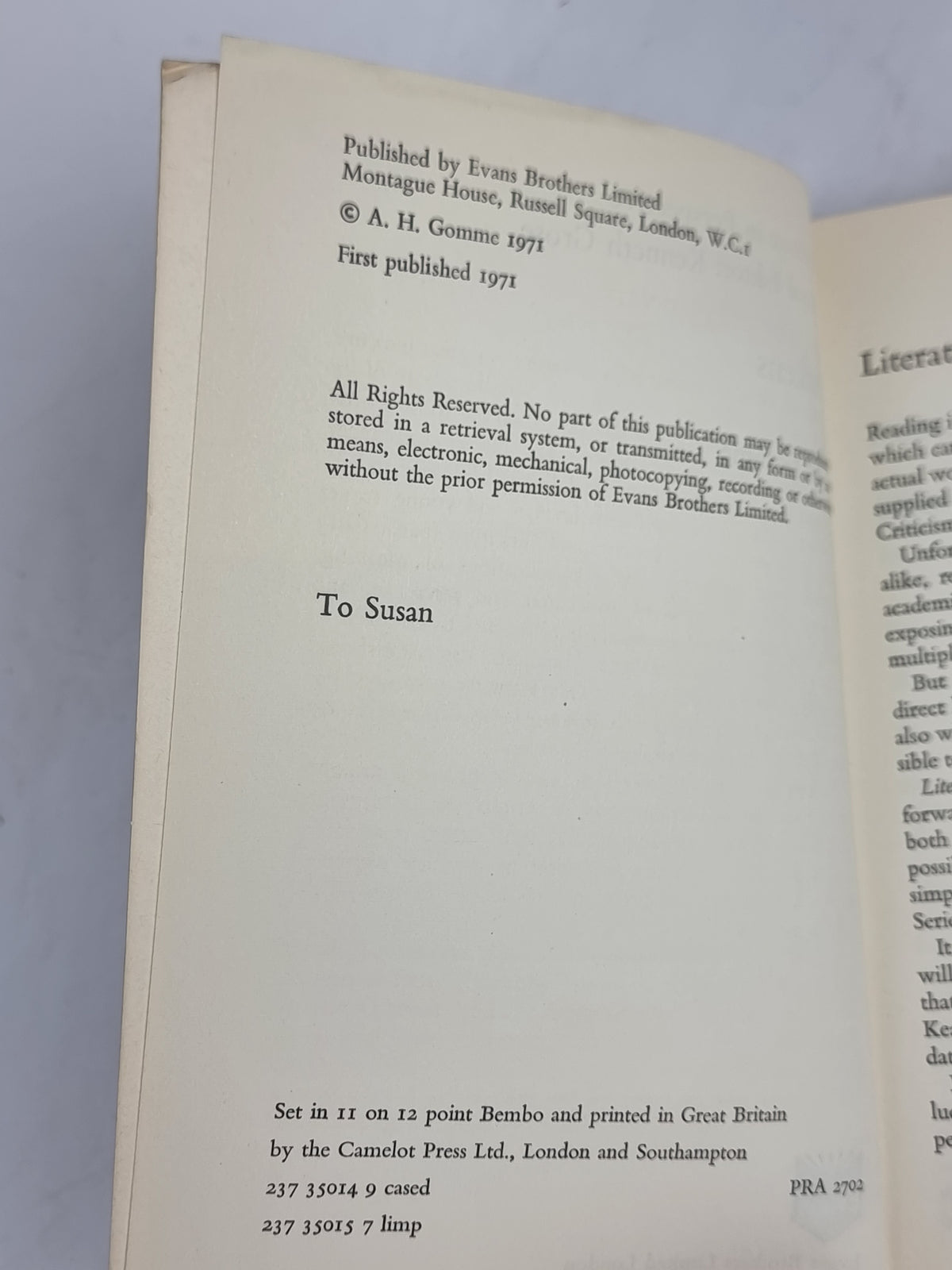 Dickens, A. H. Gomme — 1st Edition