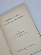 Clues to Dickens's "Mystery of Edwin Drood", J. Cuming Walters — 1st Edition
