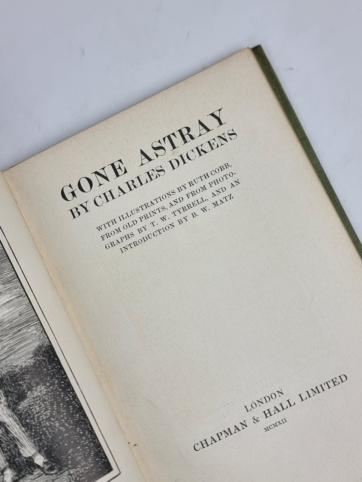 Gone Astray, Charles Dickens — 1st Edition